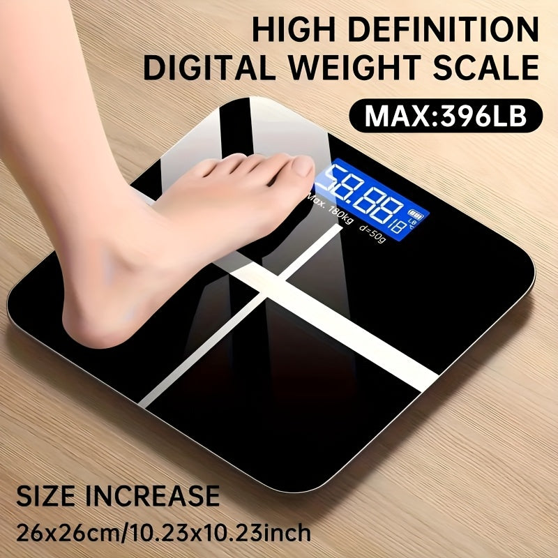 High Precision Scale Ultra High 400 LB Weight Scale, High Precision Smart Digital Bathroom Scale | LB\u002FKG Convertible, Multi-function Temperature Display, HD LCD Display, Ultra Wide Platform And Large Capacity For Home, Dorm, Gym Or Office Use