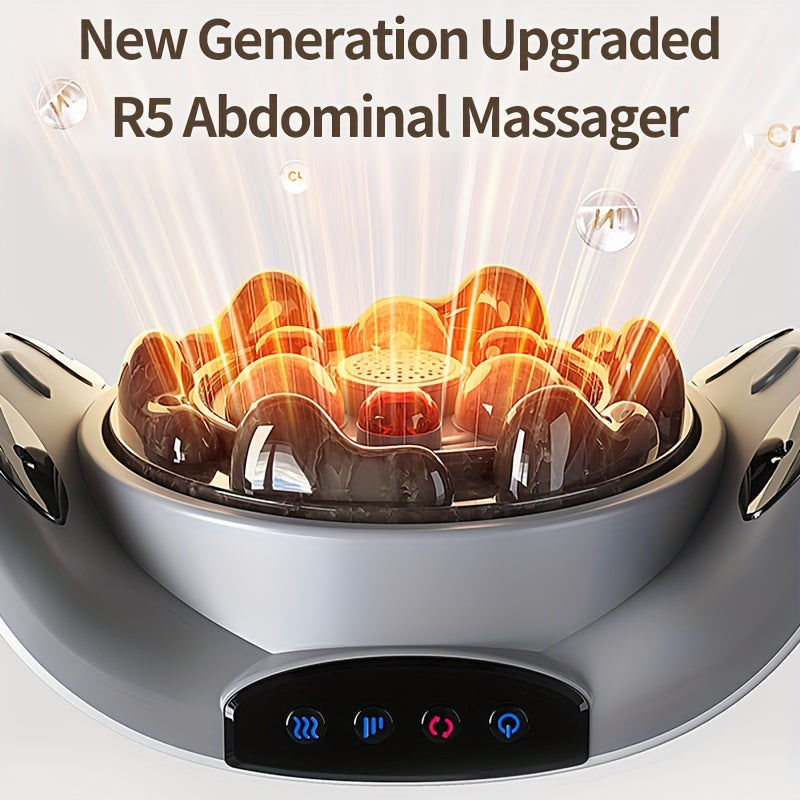 Automatic Abdominal Massager, Heated Needle Stone Abdominal Massager, Electric Massage Machine For Flat Abdomen, Waist And Abdomen, Back, Neck And Legs