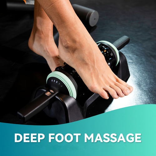 5-Speed RPM Percussive Massager - Hands-Free Deep Tissue Roller for Legs, Back, And Calves, Rechargeable Muscle Massager, Portable Gift for Sports Enthusiasts