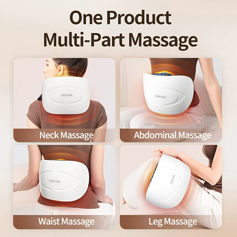 Automatic Abdominal Massager, Heated Needle Stone Abdominal Massager, Electric Massage Machine For Flat Abdomen, Waist And Abdomen, Back, Neck And Legs