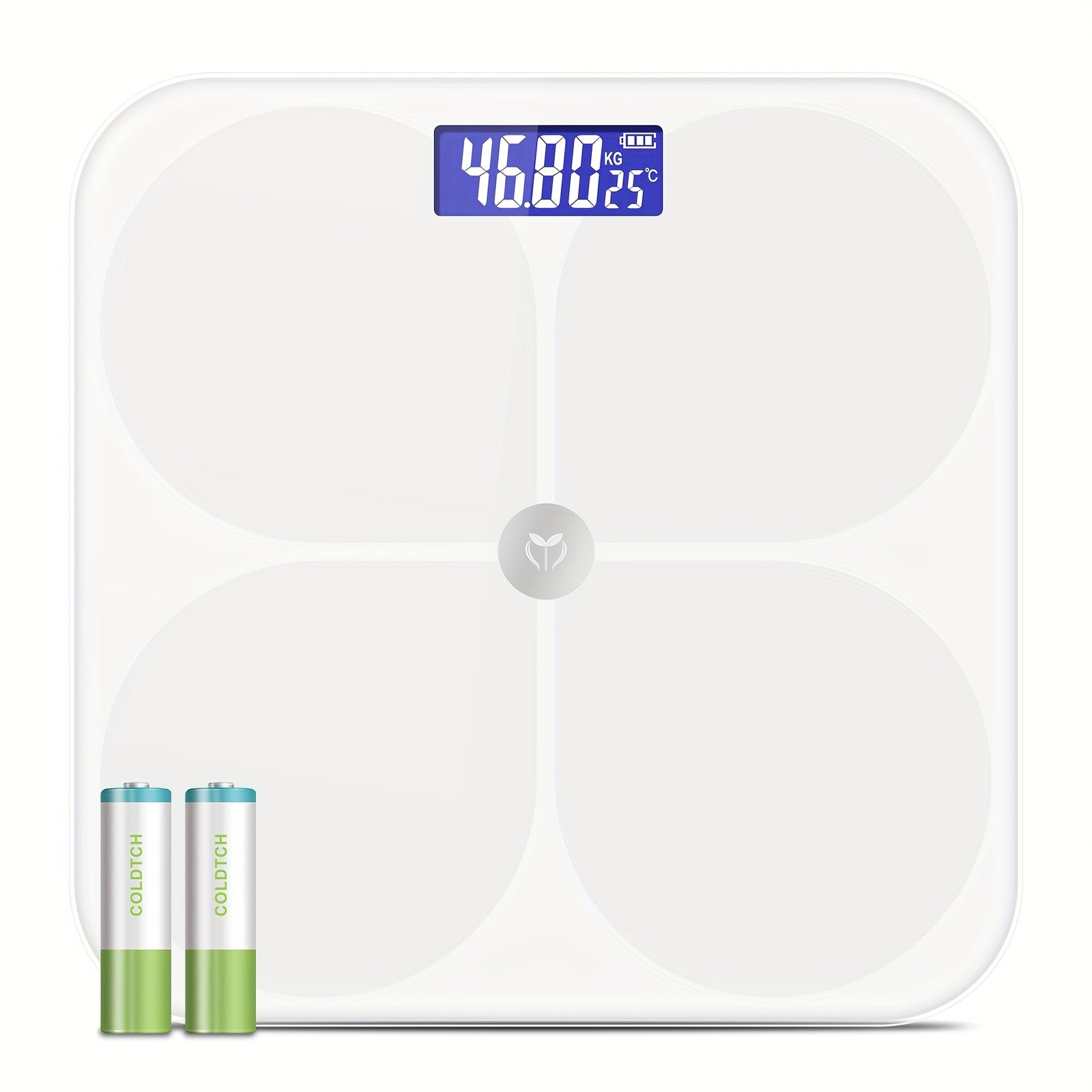 Smart Electronic Weight Scale Smart Electronic Weight Scale with LCD Display, Temperature Display, Maximum Weighing: 400 lbs (180 kg), Battery Powered, Flexible Switch lb\u002Fkg