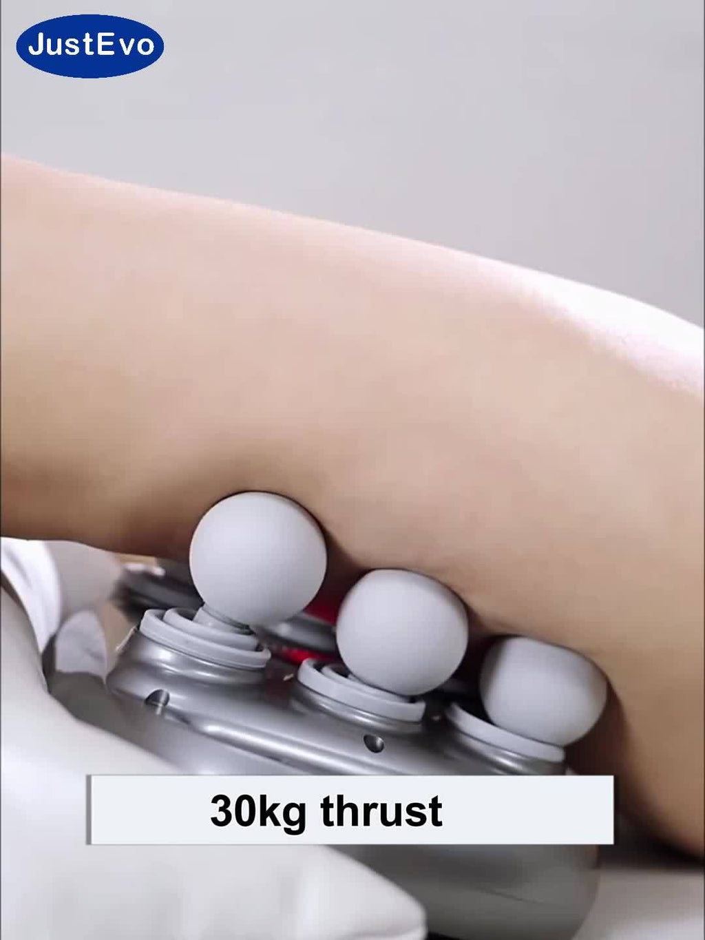 JustEvo Professional 6-Head Fascia Massage Gun, Multiple Modes, Various Intensity Levels, High-frequency Vibration, Muscle Relaxation, Full-body Massage, Suitable for Home, Office, And Gym Use.