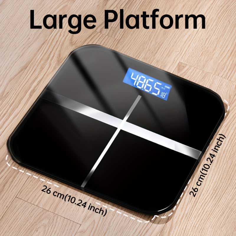 High Precision Scale Ultra High 400 LB Weight Scale, High Precision Smart Digital Bathroom Scale | LB\u002FKG Convertible, Multi-function Temperature Display, HD LCD Display, Ultra Wide Platform And Large Capacity For Home, Dorm, Gym Or Office Use