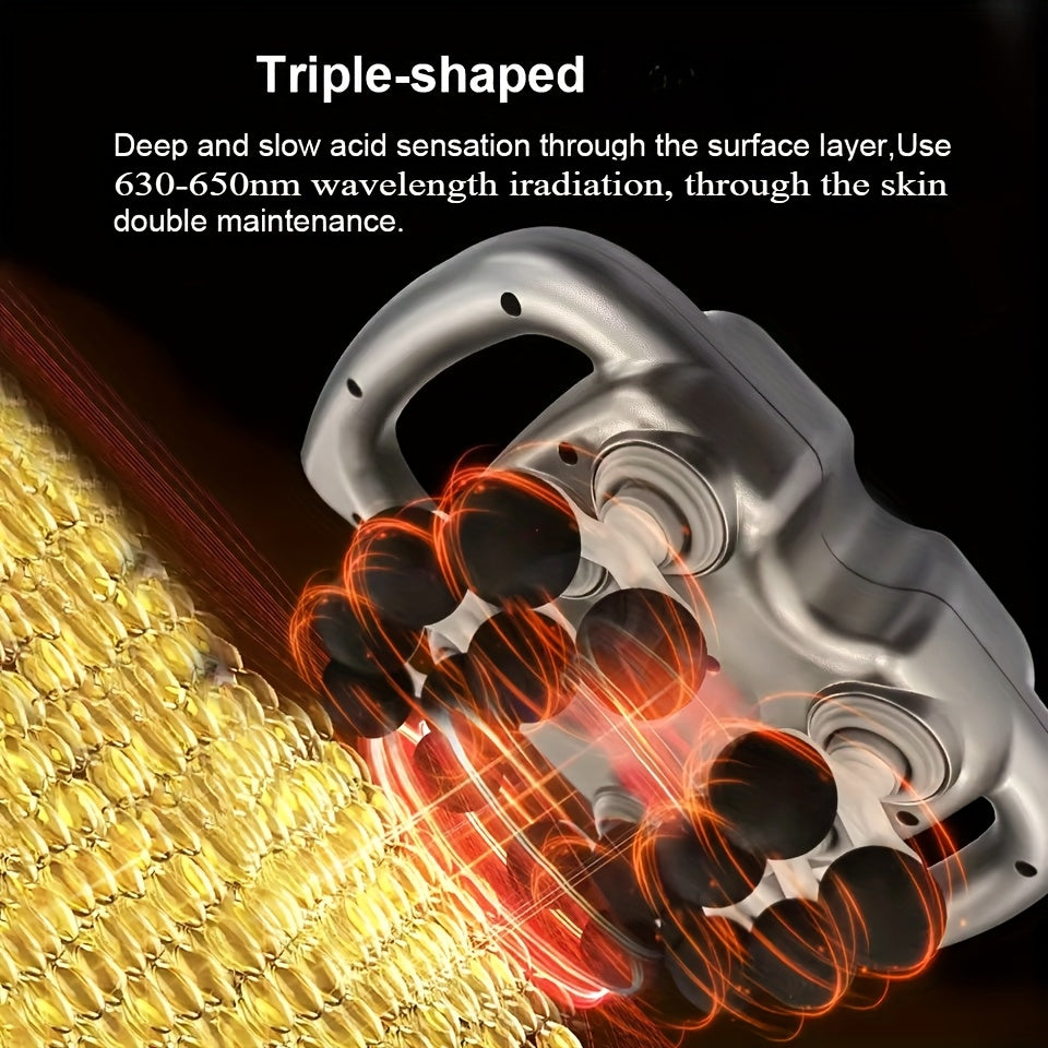 Deep Tissue Massage Gun Professional Deep Tissue Fascia Massage Gun | 16-Drive, 9 Modes X 99 Gears, High Frequency Massager for Neck, Shoulder, Waist, Legs, Back, Buttocks - Hands Free