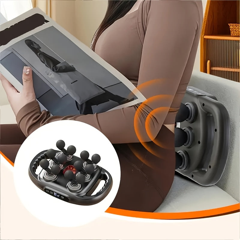 1 Handheld Massage Gun, 42 Multi-functional Massagers, USB Charging, Storage Box, Great Gift for Family And Friends