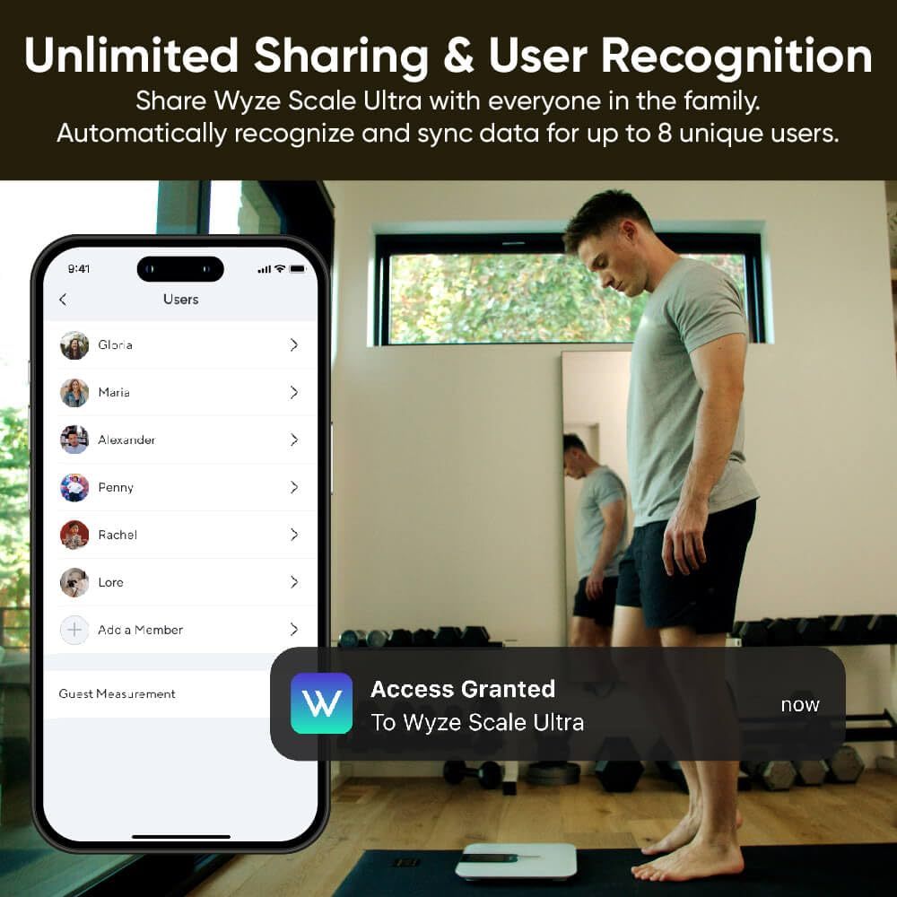 WYZE Scale Ultra, Smart Scale with 4.3\
