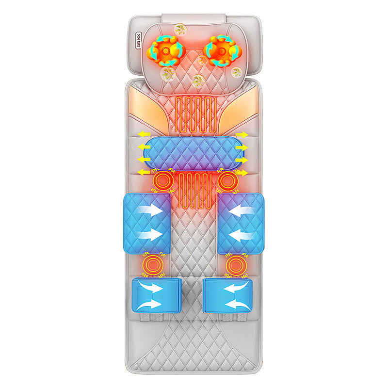 Multi-functional airbag massage cushion, supports airbag traction stretching and massage function, portable full body massager for home\u002Foffice use, suitable for the elderly, sedentary people and athletes