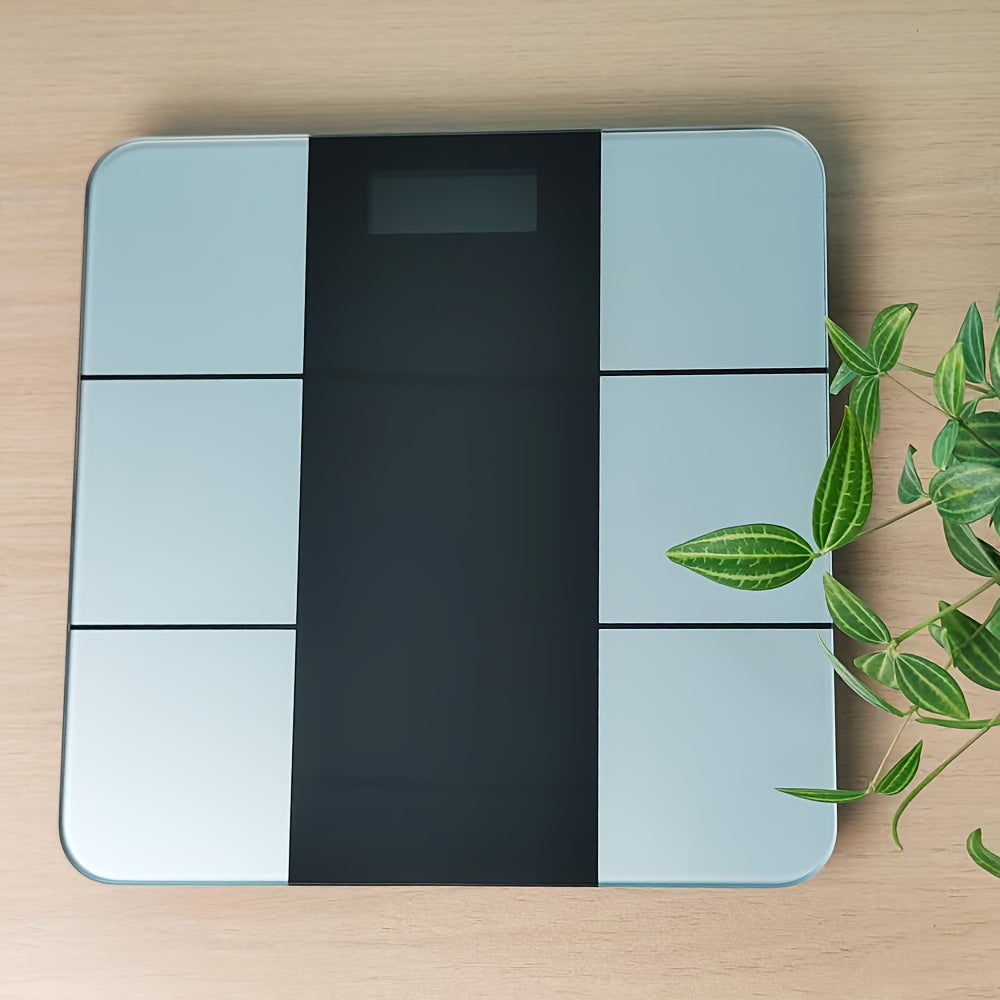 Smart Scale, BMI Weight Scale, Smart Digital LED Weight Scale, Wireless AAP Connection, No Battery, Home Gym Equipment, Digital Weight Scale, Wireless Home Device Synchronization for Home Bathroom