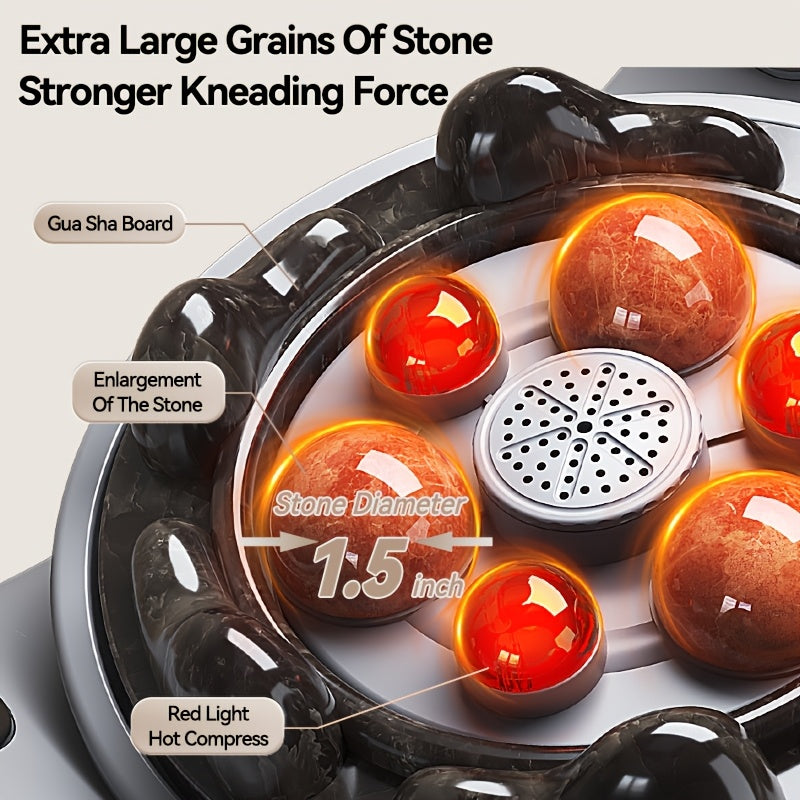 Automatic Abdominal Massager, Heated Needle Stone Abdominal Massager, Electric Massage Machine For Flat Abdomen, Waist And Abdomen, Back, Neck And Legs