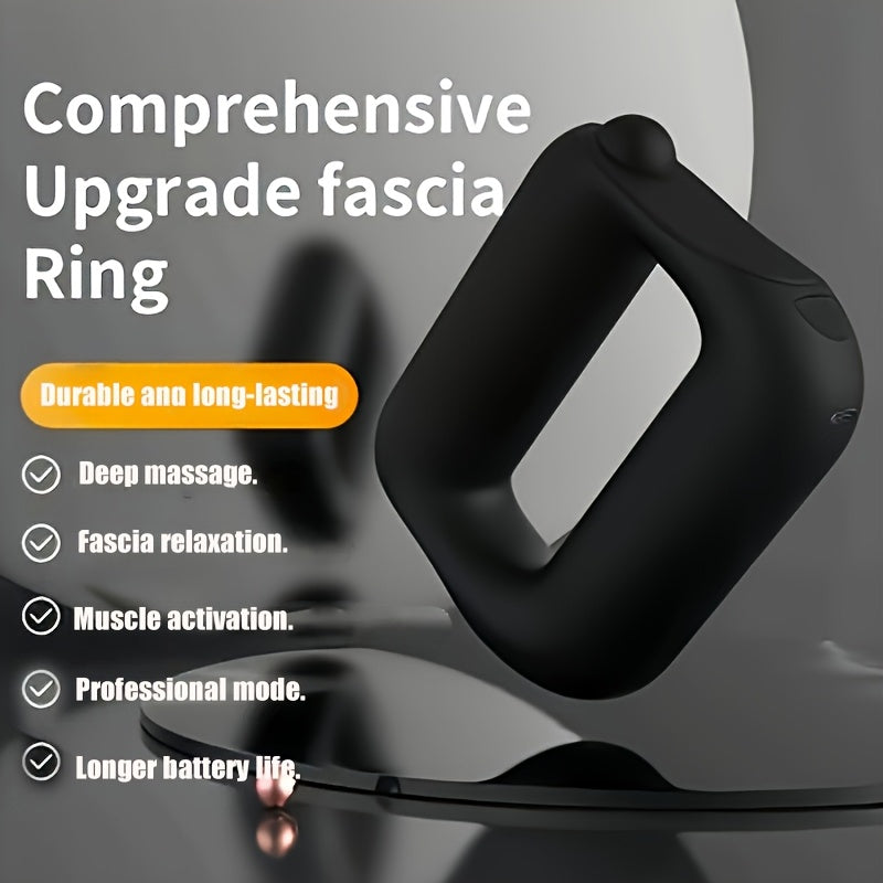 Fascia Ring Massager 5 Applications, 5 Modes, 5 Frequencies - Fully Upgraded Multifunctional Fascia Ring Massager | Portable And Convenient - Includes Adjustable Back Support Strap - Suitable for Waist, Legs And Full-body Use - The Perfect Gift!