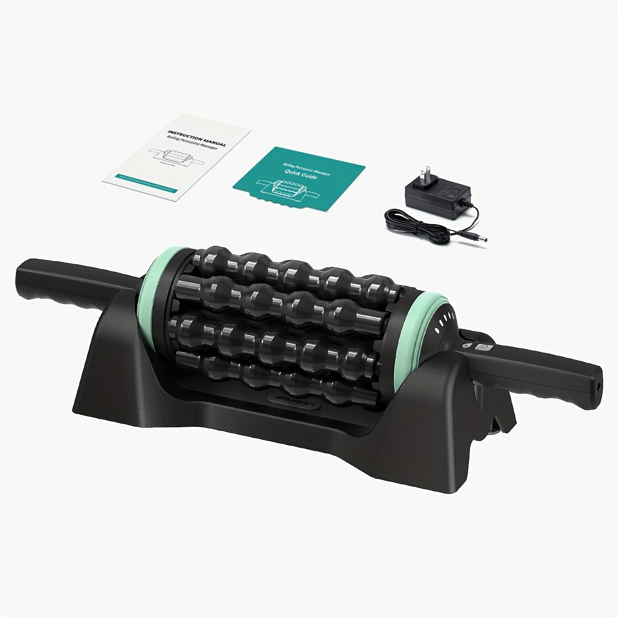 5-Speed RPM Percussive Massager - Hands-Free Deep Tissue Roller for Legs, Back, And Calves, Rechargeable Muscle Massager, Portable Gift for Sports Enthusiasts