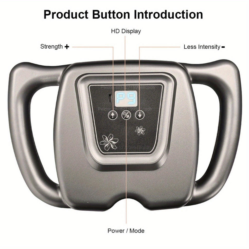 Deep Tissue Massage Gun Professional Deep Tissue Fascia Massage Gun | 16-Drive, 9 Modes X 99 Gears, High Frequency Massager for Neck, Shoulder, Waist, Legs, Back, Buttocks - Hands Free