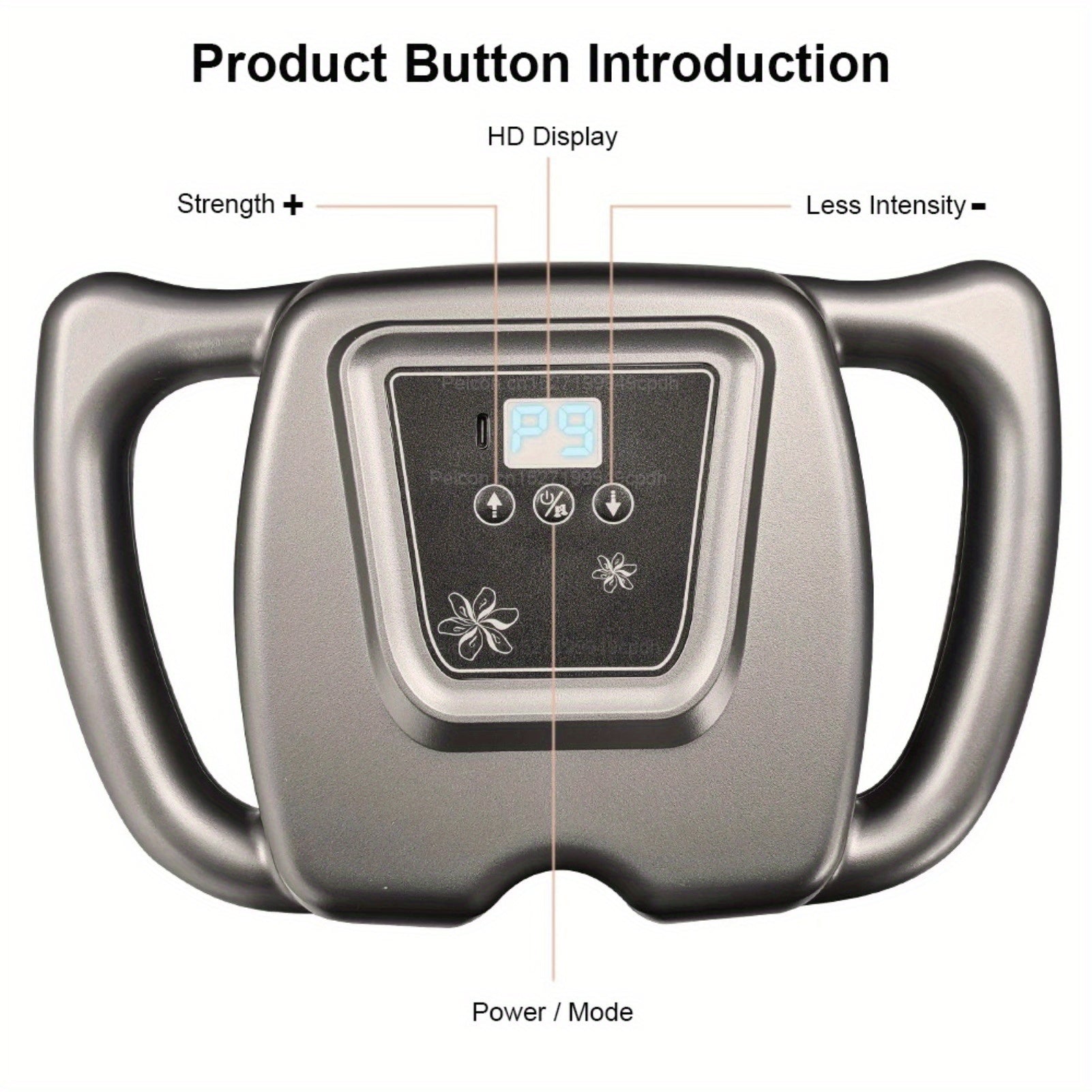 Deep Tissue Massage Gun Professional Deep Tissue Fascia Massage Gun | 16-Drive, 9 Modes X 99 Gears, High Frequency Massager for Neck, Shoulder, Waist, Legs, Back, Buttocks - Hands Free