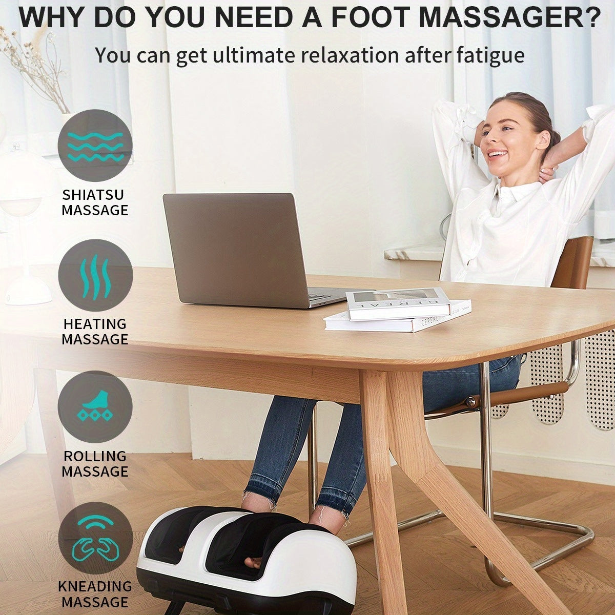 Electric Massager - Leg Beauty Machine White