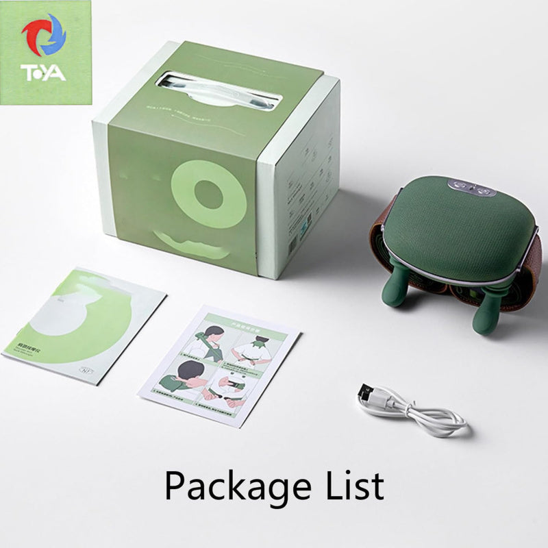 Electric Massager with - Operation & Acupressure - Full Body for Back, Neck, Lower Abdomen, Shoulders - Portable Massager Device for Men & Women,, \u002FOffice Use - Soft Fabric Cover (No