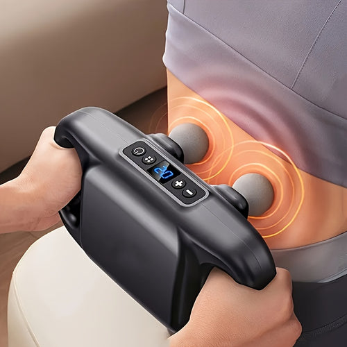 4-Head Massage Gun, Deep Attack Fascia Gun Handheld Impact Massager for Body, Feet, Legs, Waist, Back And Neck Massage Relaxation, High Torque Power Supply, Father'S Day Gift for Dad