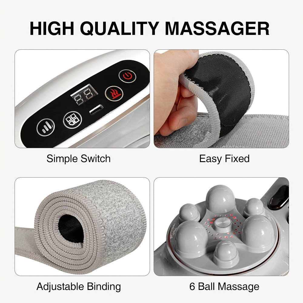 Simulation Positive And Negative Kneading Massage Depth Massage, Wireless And ConvenientIntelligent Auxiliary Heat Kneading Abdominal Instrument