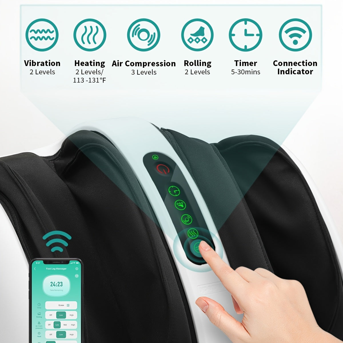 Electric Massager - Leg Beauty Machine White