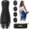 Women'S for deep Tissue Massage Gun with Vibration - Cordless & Battery-Powered (Batteries Not Included) - 5-Speed Adjustable with 4 Attachments (Cupping, Flat, Pointed, Fascia) for Muscle, Relief, Lymphatic Drainage & Body Sculpting - Ergonomic Des