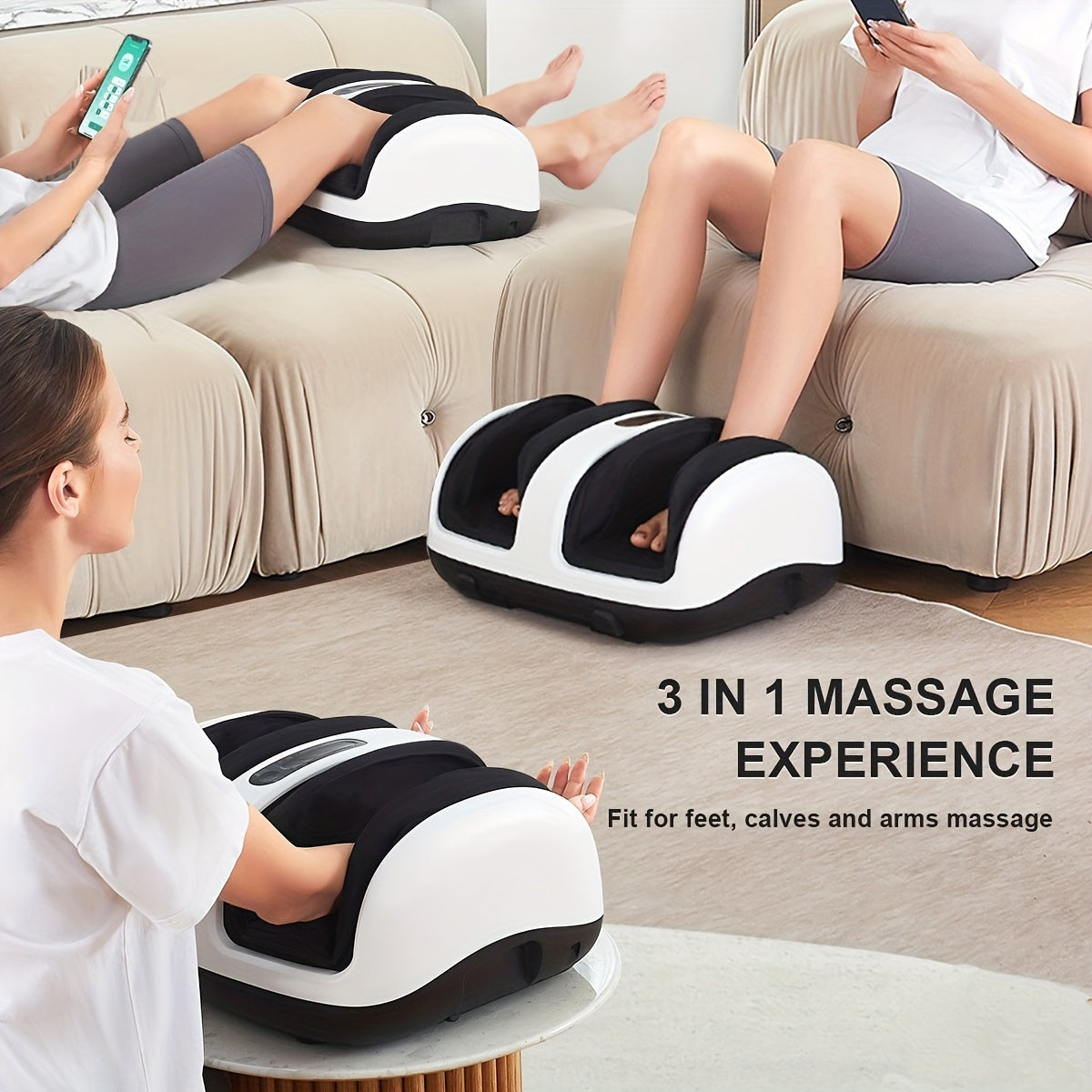 Electric Massager - Leg Beauty Machine White