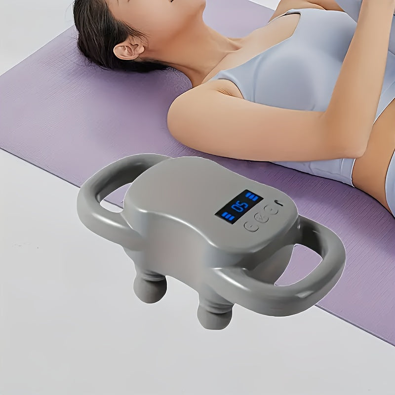 New Professional Grade Fascia Gun With Four Massage Heads, Silent Operation, Six Modes, Twenty Intensity Levels And Smart Display - A Full Body Relaxation Tool For Back, Legs, Neck And Shoulders, A Great Gift Choice For Your Family!