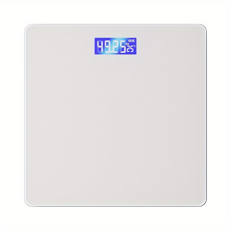Precision USB Charging Electronic Body Weight Scale with LCD Digital Display, Ultra-Thin Lithium Polymer Rechargeable Battery (120mAh), Low Voltage (≤36V), Power Display Function - For Home & Gym Use - Ideal Gift for Health-Conscious Individuals