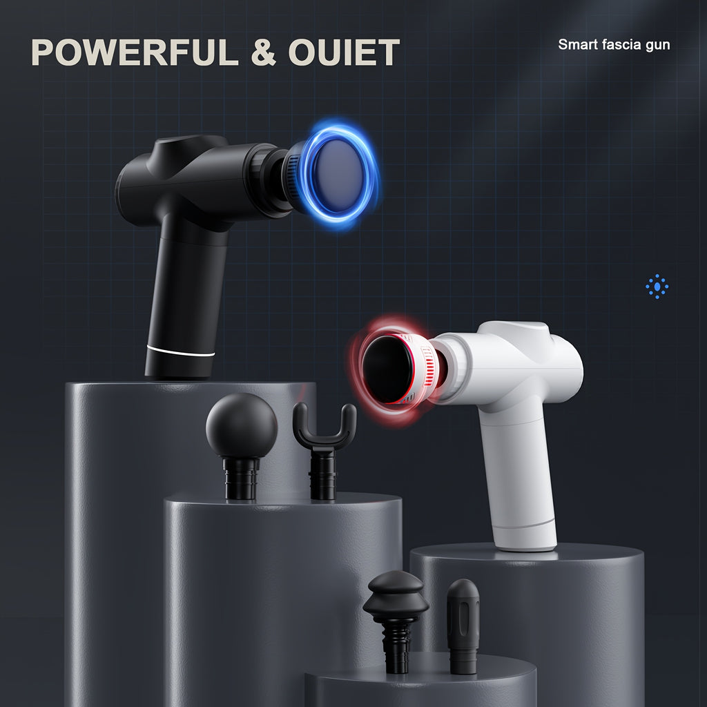 1 Set Of 2400mAh Hot And Cold Compress Fascia Gun, Deep Relaxation Of The Whole Body, Hot And Cold Two Modes, Upgraded Cold Compress Technology, Continuous Cooling, Good Exercise Companion