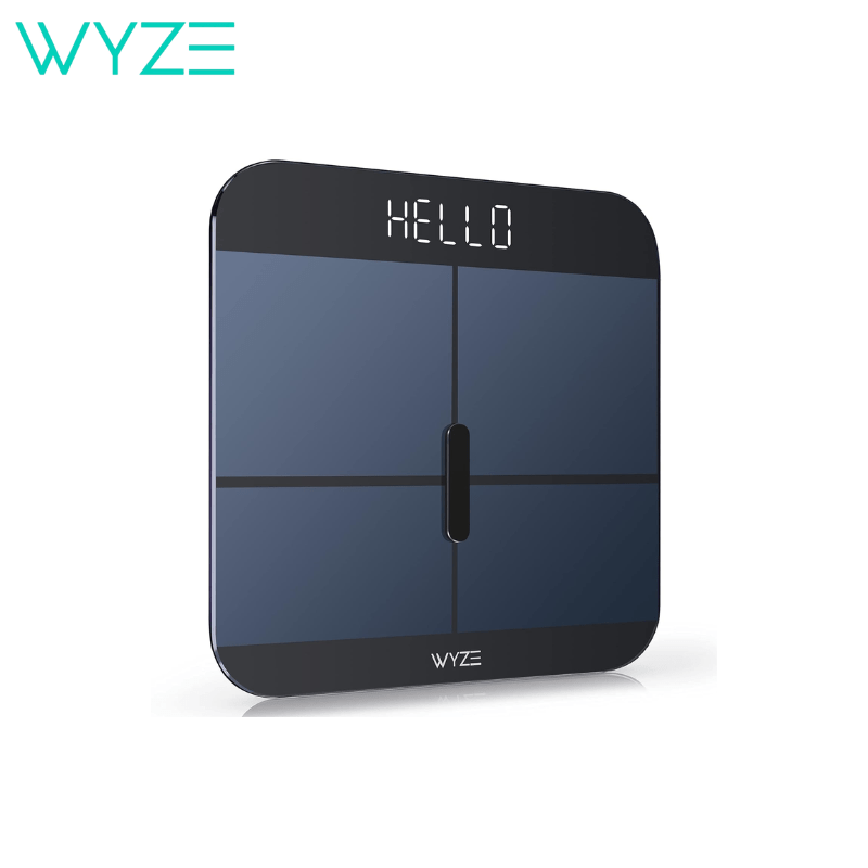 WYZE Smart Scale X for Body Weight, Digital Bathroom Scale for Body Fat, FSA HSA Eligible, Water and Muscle, Heart Rate Monitor, Body Composition Analyzer for People, Baby, Pet, 400 lb